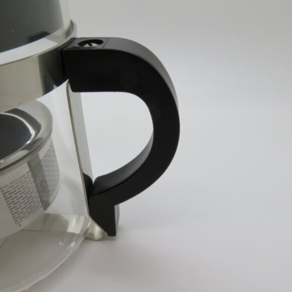 Teapot Tea Infuser Primula 18 oz Glass Pitcher Stainless Steel Basket 1 Serving - Picture 4 of 14